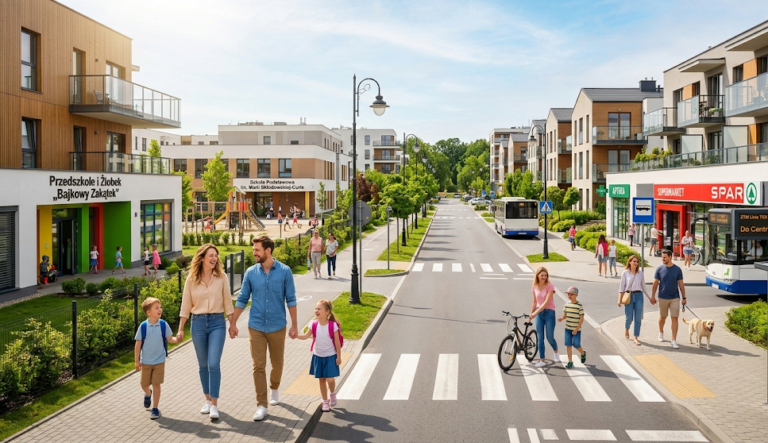 Mieszkania pod Warszawą z dobrą infrastrukturą